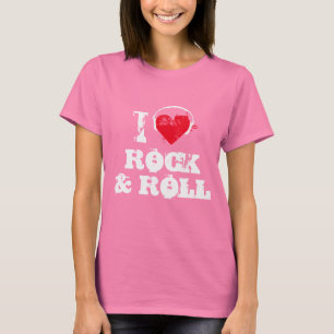 Camiseta Eu amo o rock and roll