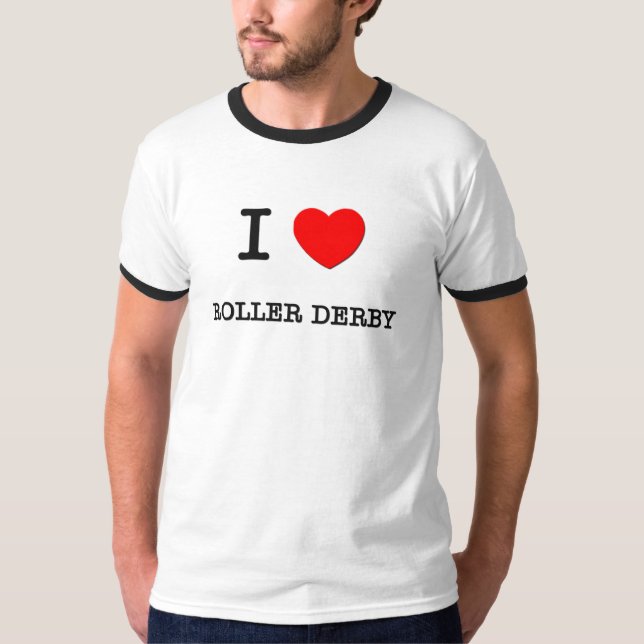 Camiseta Eu amo o rolo derby (Frente)
