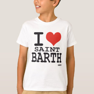Camiseta Eu amo o santo Barth - St Barthelemy
