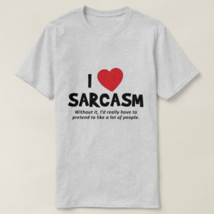 Camiseta Eu amo o sarcasmo