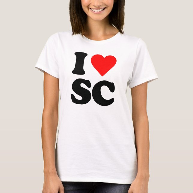 CAMISETA EU AMO O SC (Frente)