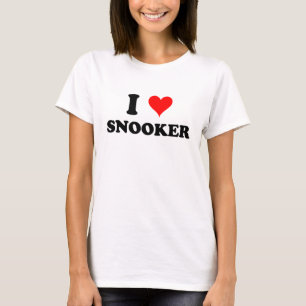 Camiseta Eu amo o Snooker