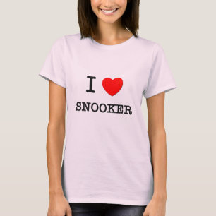 Camiseta Eu amo o Snooker