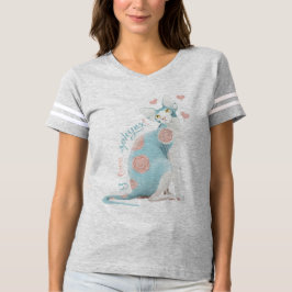 Camiseta Eu amo o sphynx!