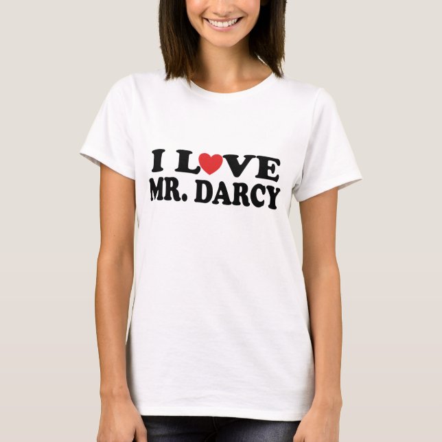 Camiseta Eu amo o Sr. Darcy (Frente)