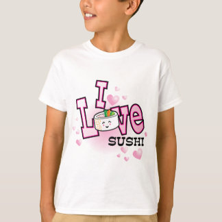 Camiseta Eu amo o sushi