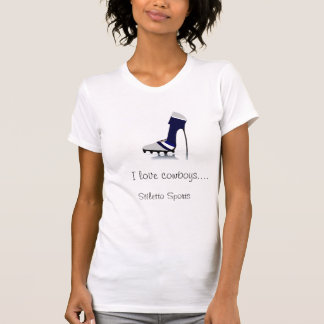 Camiseta Eu amo o T de futebol feito sob encomenda dos