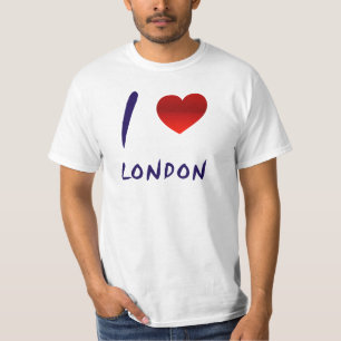 Camiseta Eu amo o T de Londres