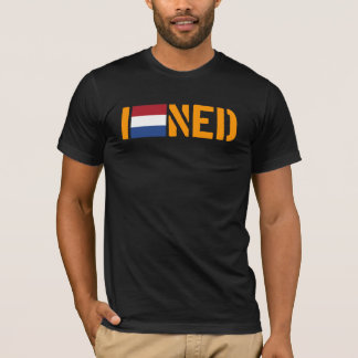 Camiseta Eu amo o T de NEDERLANDS