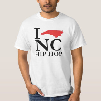 Camiseta Eu amo o T do NC Hip Hop