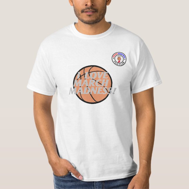 CAMISETA EU AMO O T-SHIRT 118 DO BASQUETEBOL DA FACULDADE (Frente)