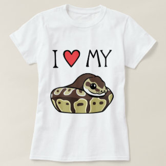 Camiseta Eu amo o t-shirt bonito das minhas mulheres