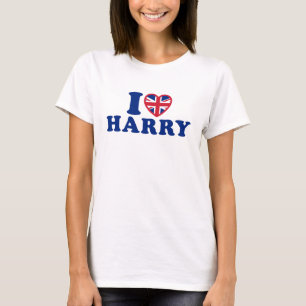 Camiseta Eu amo o t-shirt das senhoras de Harry