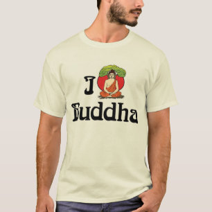 Camiseta Eu amo o t-shirt de Buddha