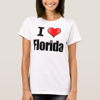 Camiseta Eu amo o t-shirt de Florida - mulheres