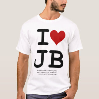 Camiseta Eu amo o t-shirt de JB