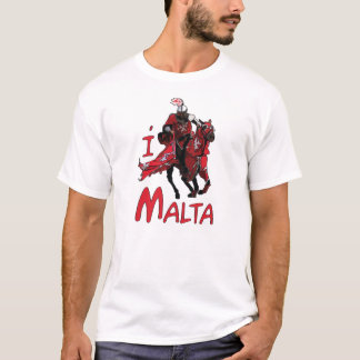 Camiseta EU AMO o t-shirt de MALTA