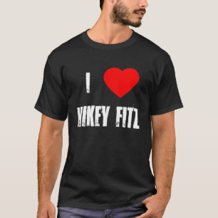 Camiseta Eu amo o t-shirt de Mikey Fitz