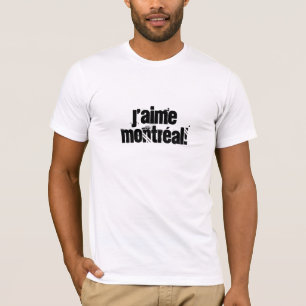 Camiseta Eu amo o t-shirt de Montreal