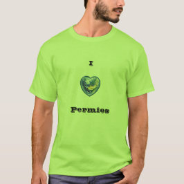 Camiseta Eu amo o t-shirt de Permies