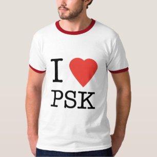 Camiseta Eu amo o t-shirt de PSK