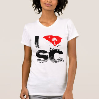 Camiseta Eu amo o t-shirt de South Carolina