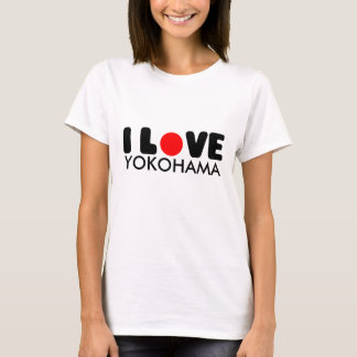 Camiseta Eu amo o t-shirt de Yokohama |