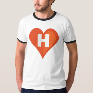 Camiseta Eu amo o t-shirt do código