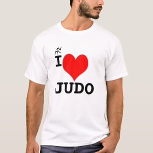 Camiseta EU AMO o t-shirt do JUDO