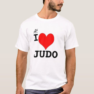 Camiseta EU AMO o t-shirt do JUDO