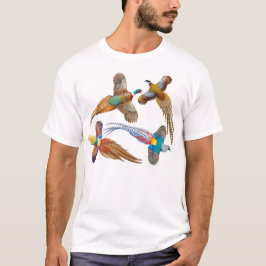 Camiseta Eu amo o t-shirt dos faisão