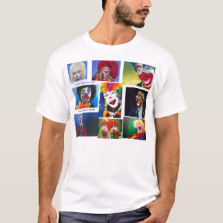 Camiseta Eu amo o t-shirt dos palhaços