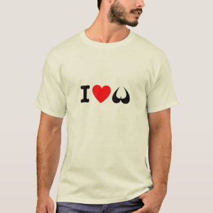 Camiseta Eu amo o t-shirt dos peitos