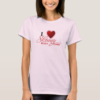 Camiseta Eu amo o t-shirt magro