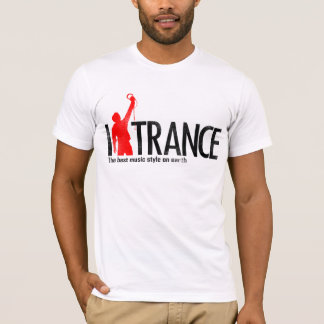 Camiseta Eu amo o t-shirt Mucic do Trance