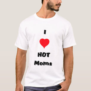 Camiseta Eu amo o t-shirt QUENTE das MÃES