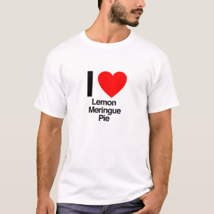 Camiseta eu amo o tarte de limão e merengue
