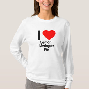 Camiseta eu amo o tarte de limão e merengue