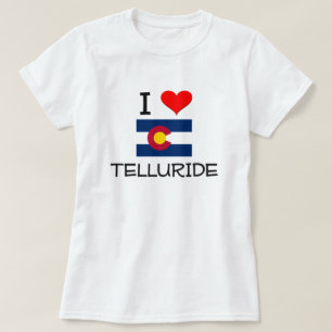 Camiseta Eu amo o TELLURIDE Colorado