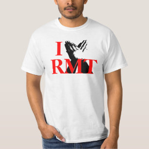 Camiseta Eu amo o terapeuta registrado da massagem