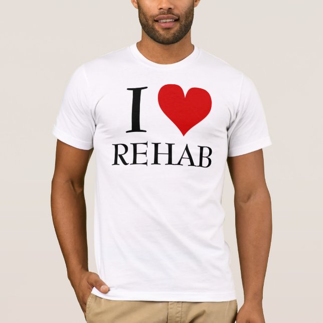 CAMISETA EU AMO O TSHIRT DA REABILITAÇÃO (Frente)