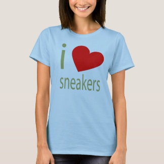CAMISETA EU AMO O TSHIRT DAS SAPATILHAS