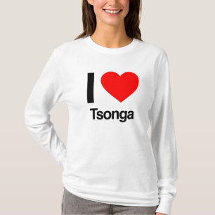 Camiseta eu amo o tsonga