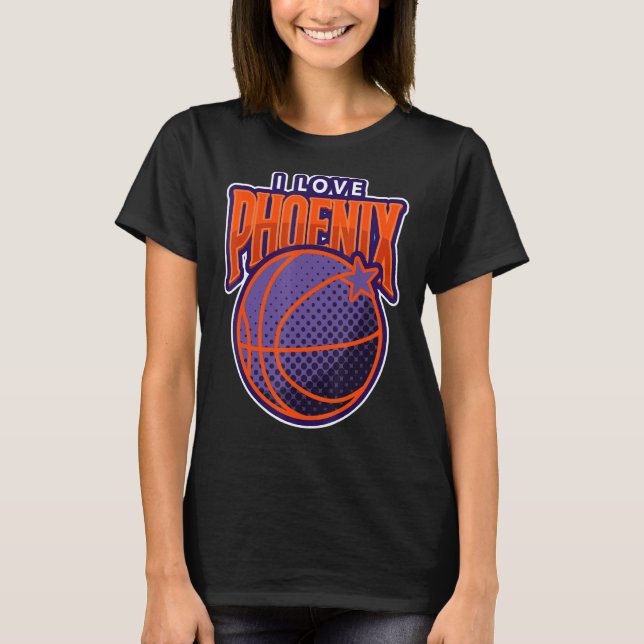 Camiseta Eu amo o Vale do Basquete Phoenix (Frente)
