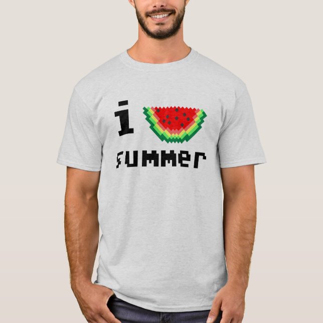 Camiseta eu amo o verão (Frente)
