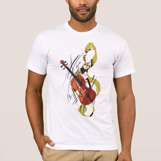 Camiseta Eu amo o violino (Frente)