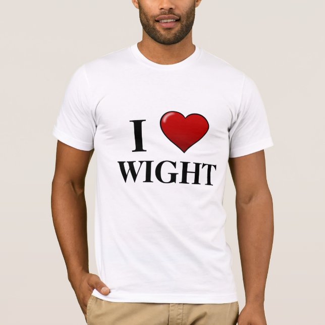 Camiseta Eu amo o Wight (Frente)
