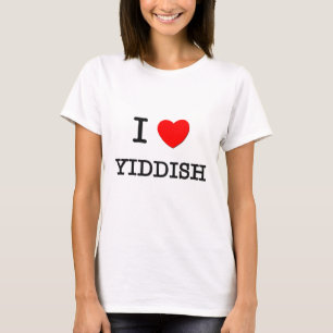 Camiseta Eu amo o Yiddish