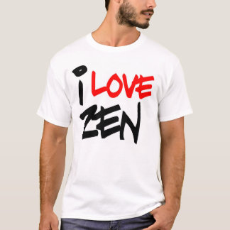 Camiseta Eu amo o zen