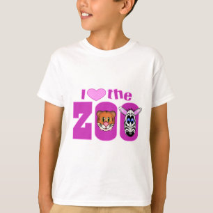 Camiseta Eu Amo o Zoológico